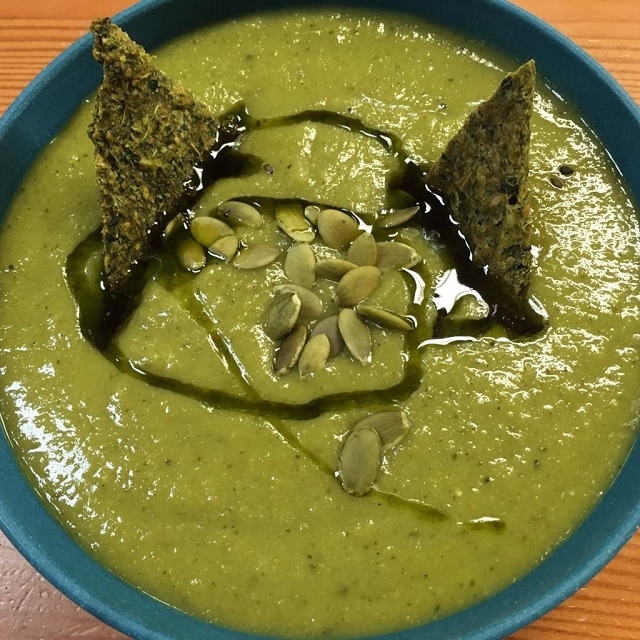Green Goddess Soup for Winter Immunity. {Vegan}