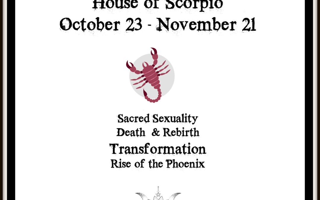 The House of Scorpio. Seeking Transformation.